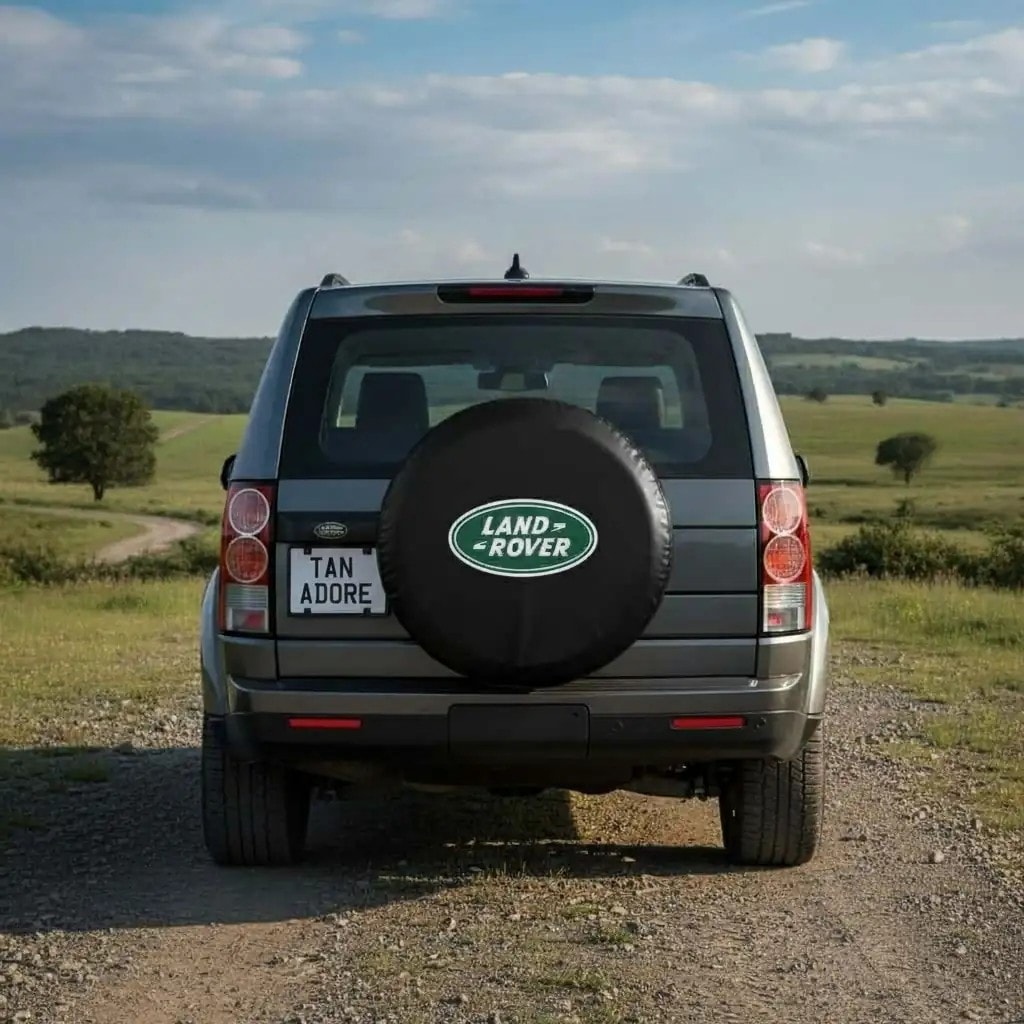 Land Rover Yeşil Logolu Stepne Kılıfı